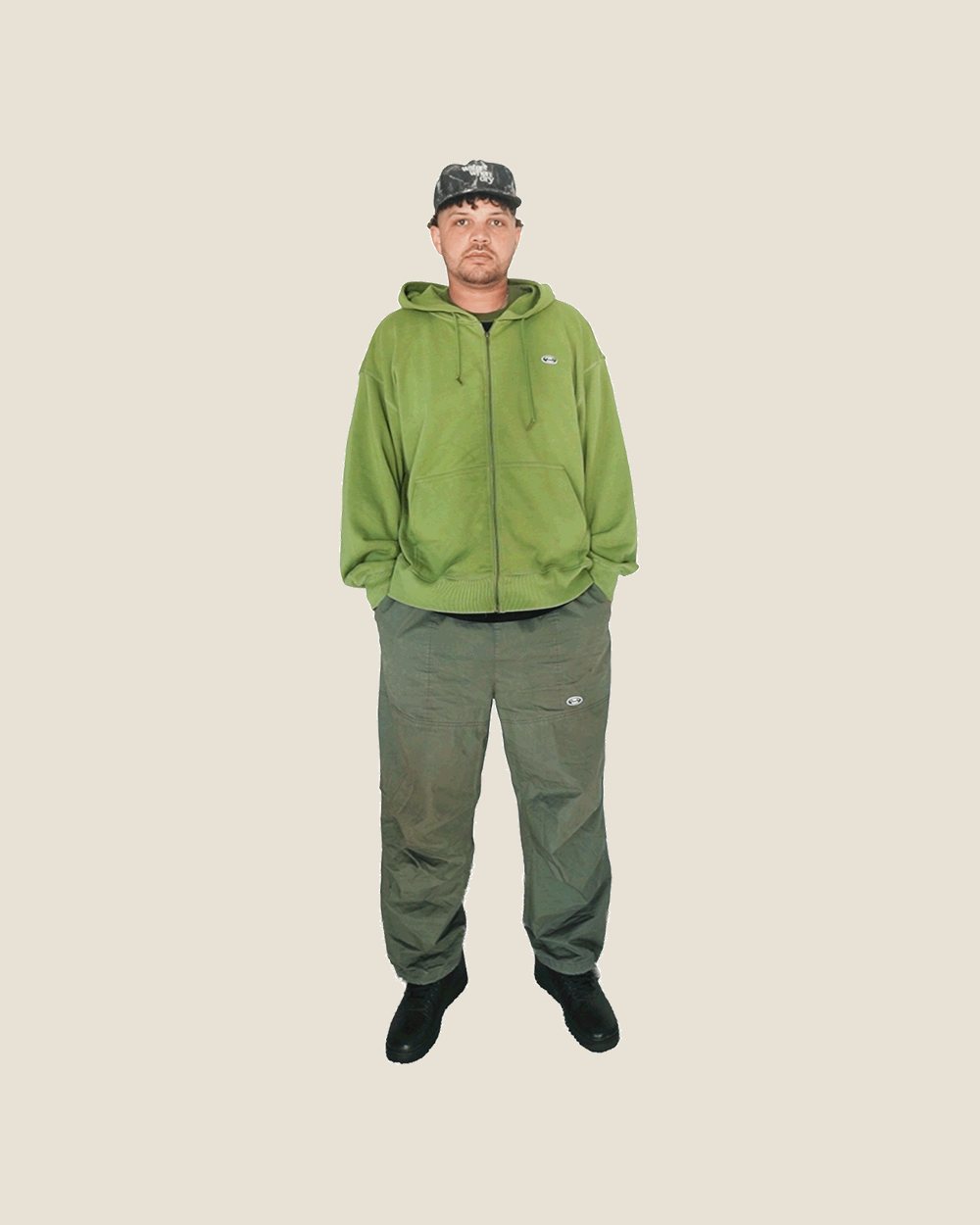 water when dry Canopy Zip Hoodie · view 4 of 7