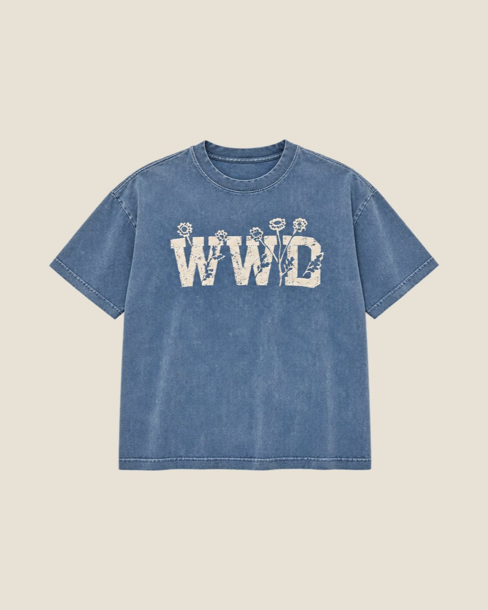 water when dry Blue University T-Shirt · view 1 of 2