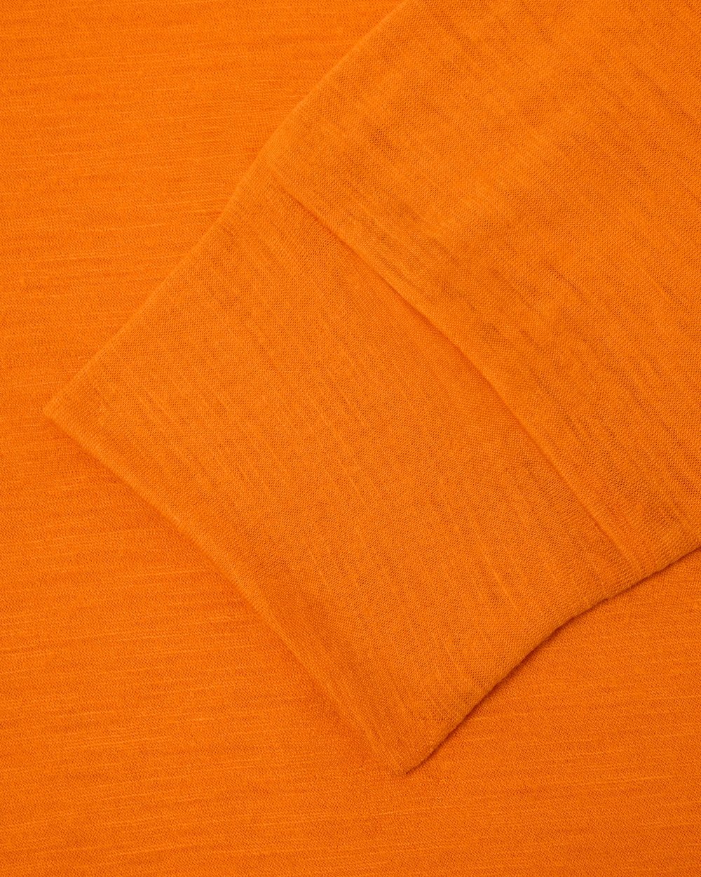 Whim Golf Orange Merino Long Sleeve Golf Shirt, Light-weight · view 3 of 3