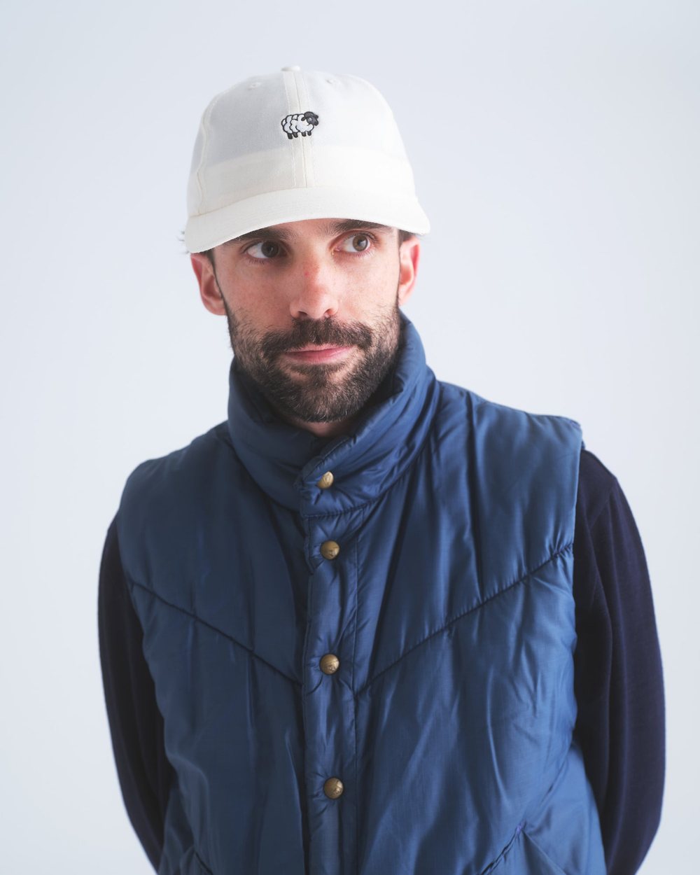Whim Golf Sheep Hat in Woven Merino · view 1 of 5
