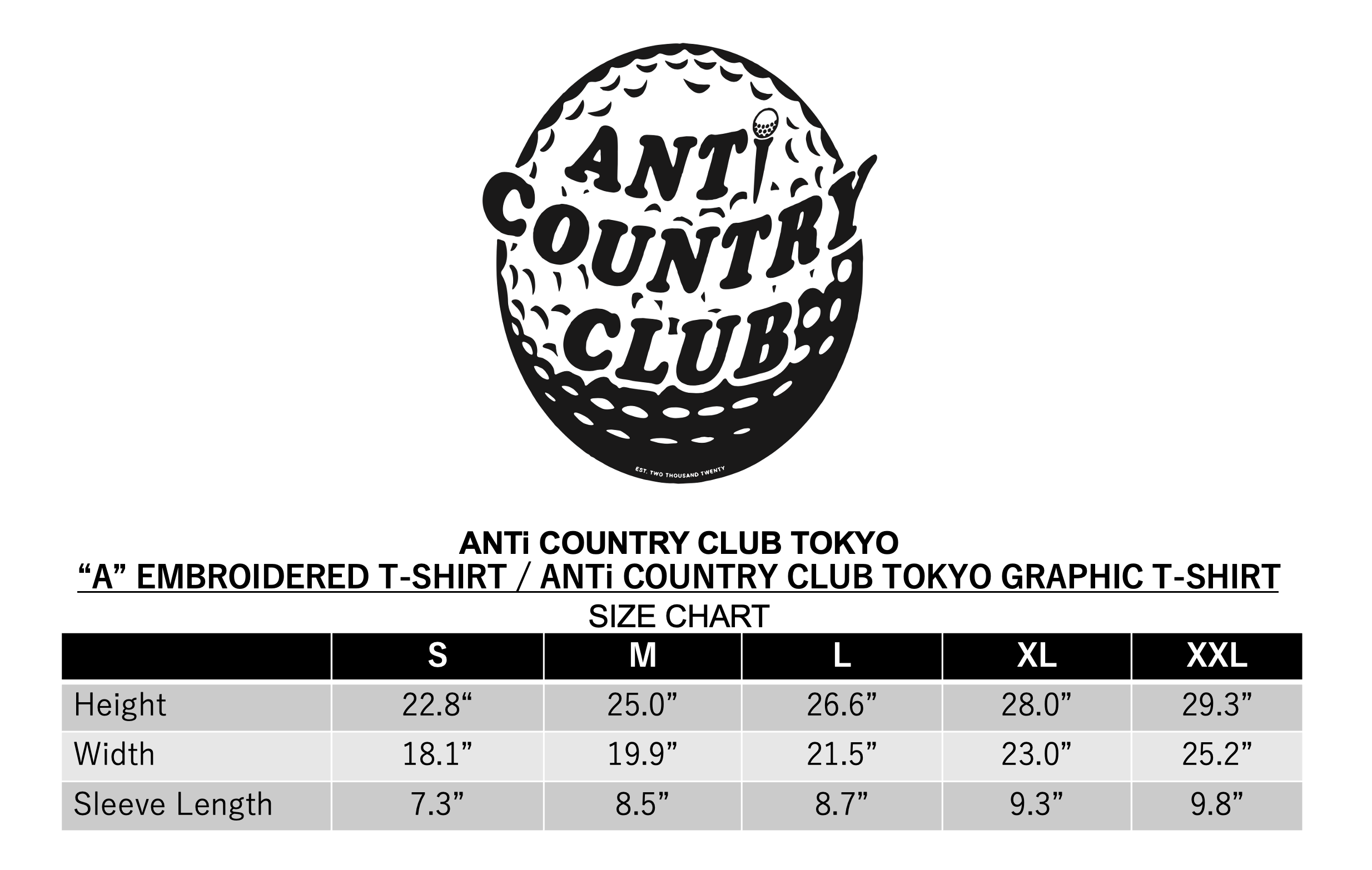 ANTi Country Club Tokyo embroidered A t-shirt in white · view 3 of 4