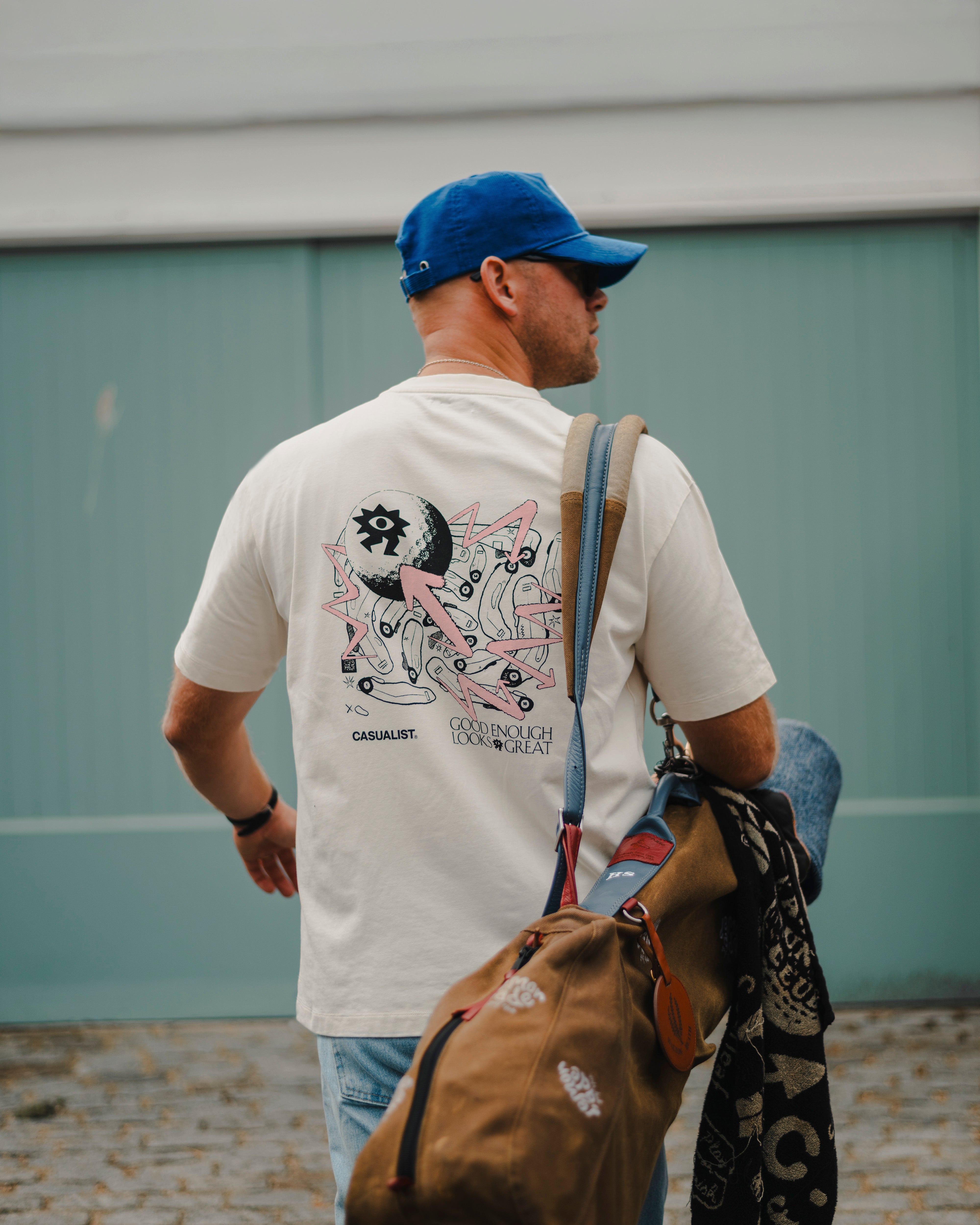 Casualist Good Enough Tee in off-white · view 2 of 4