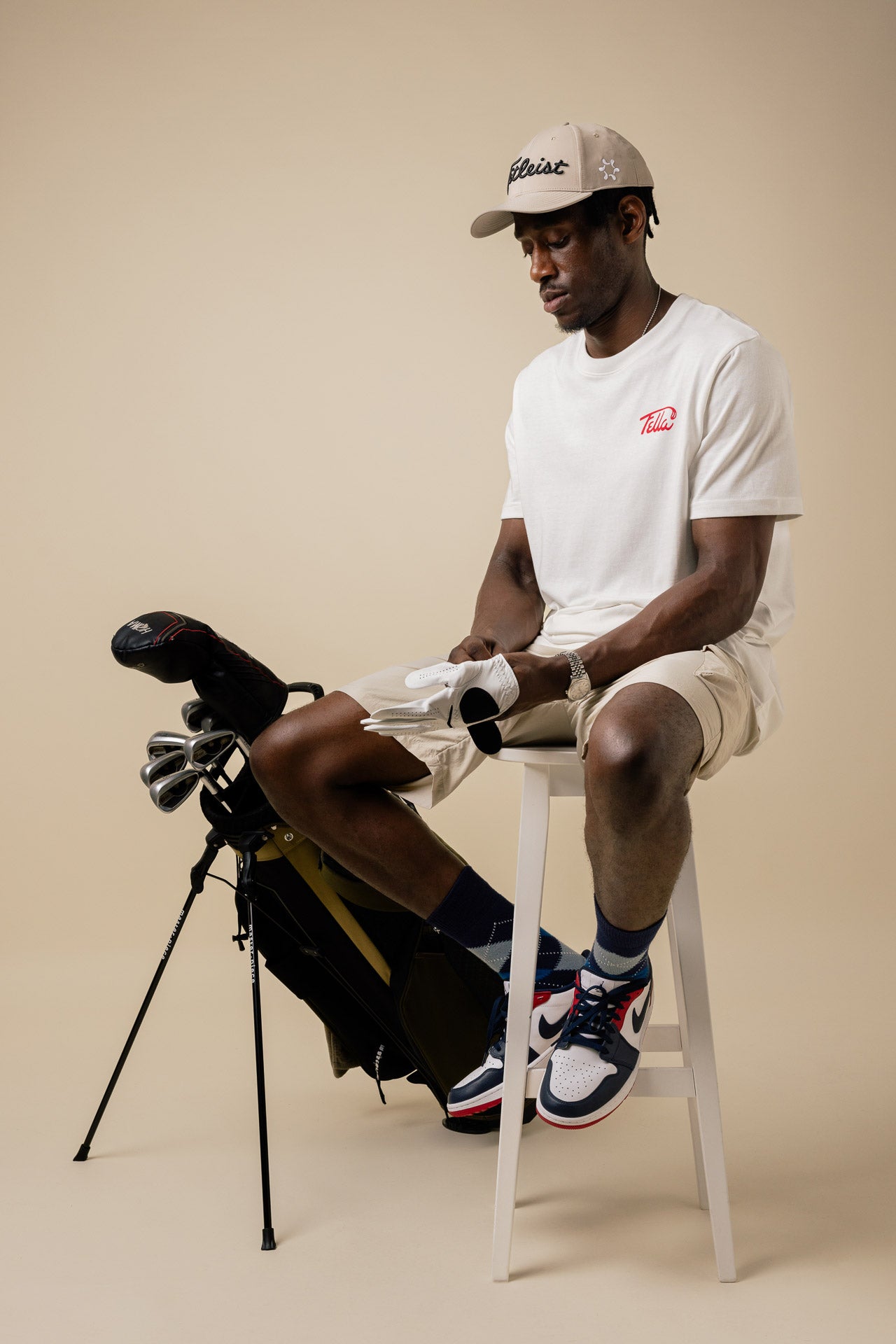 Fella Golf Taqueria t-shirt in white · view 4 of 4
