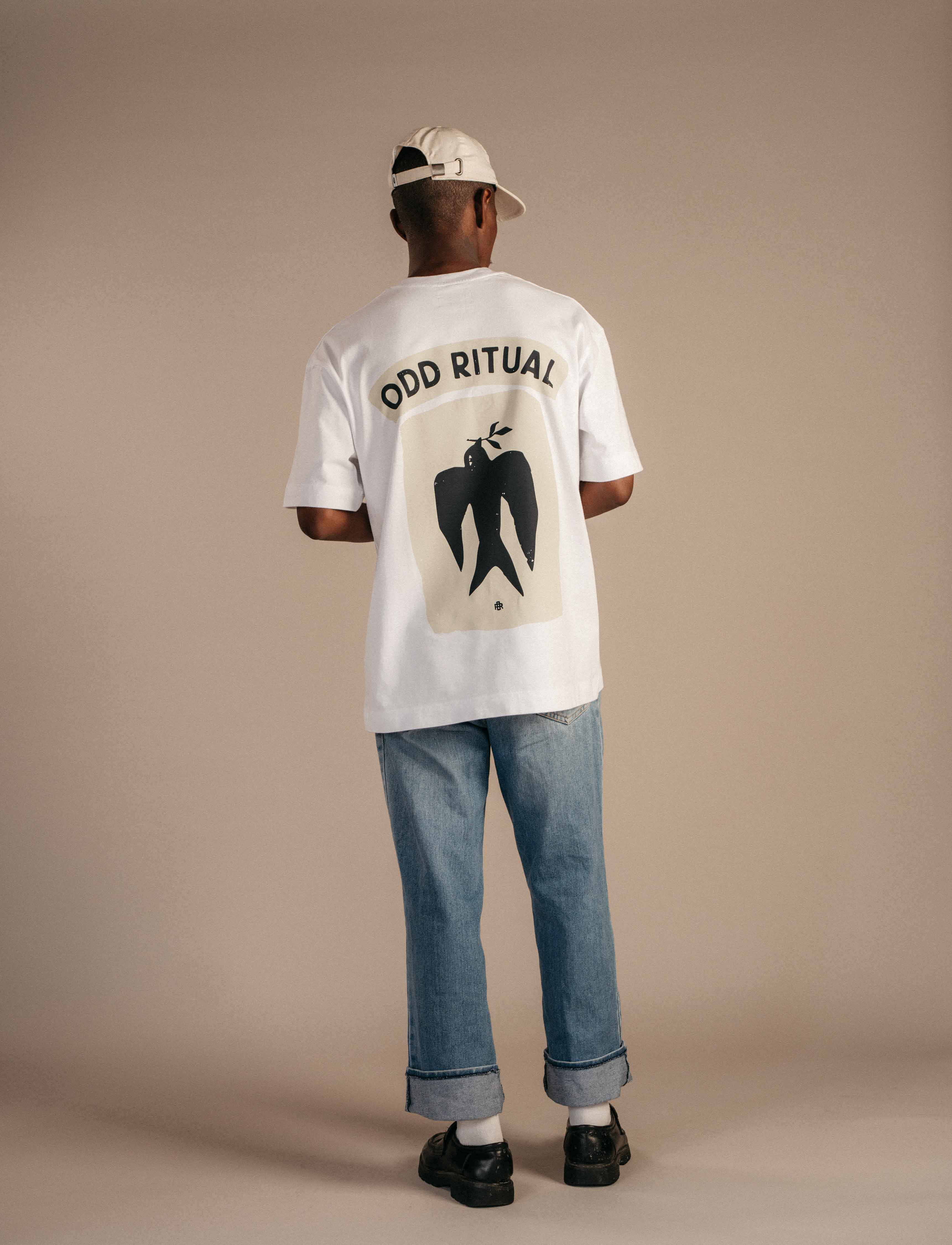 Odd Ritual Odd Birdie t-shirt in white · view 2 of 4
