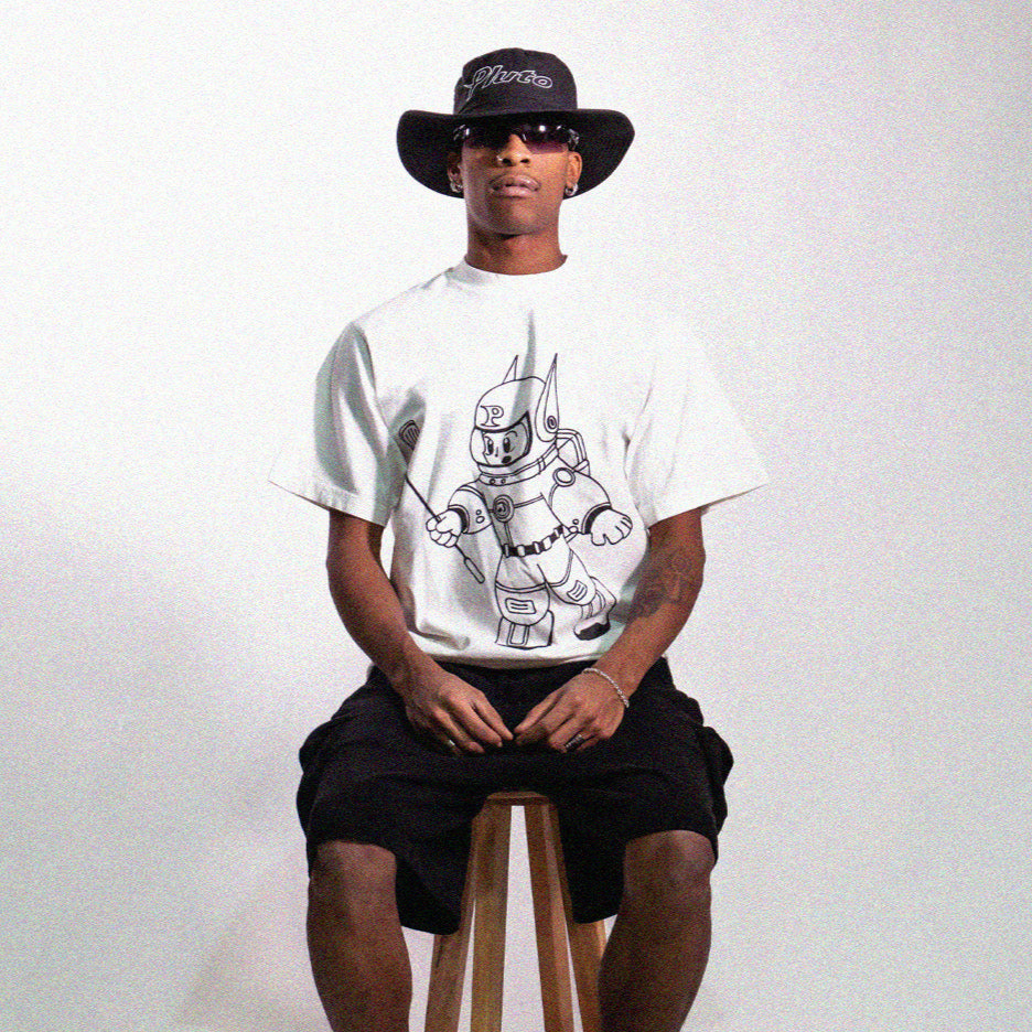 Pluto Golf Boy Pluto Floater tee in white · view 3 of 4