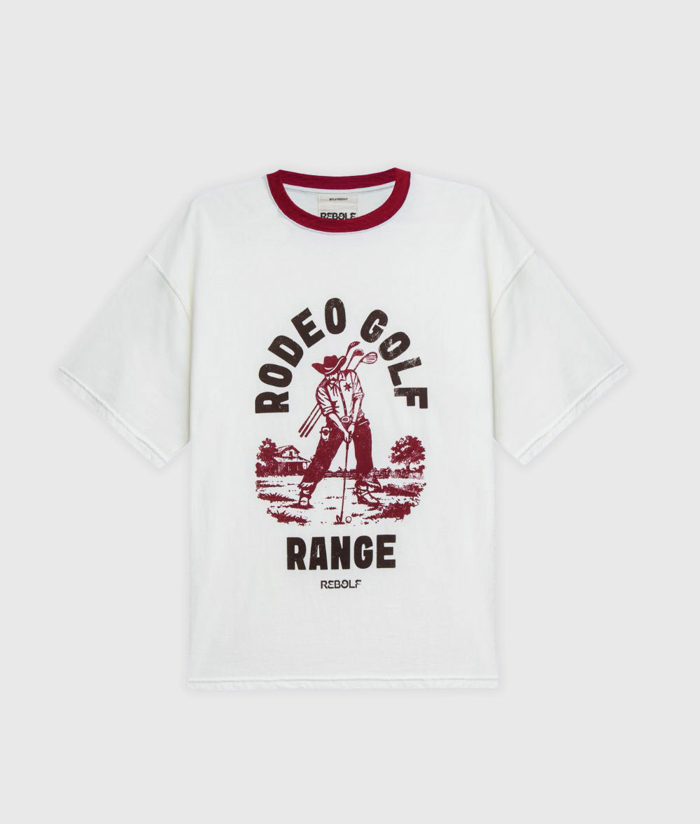 Rebolf Rodeo ringer tee in white · view 1 of 3