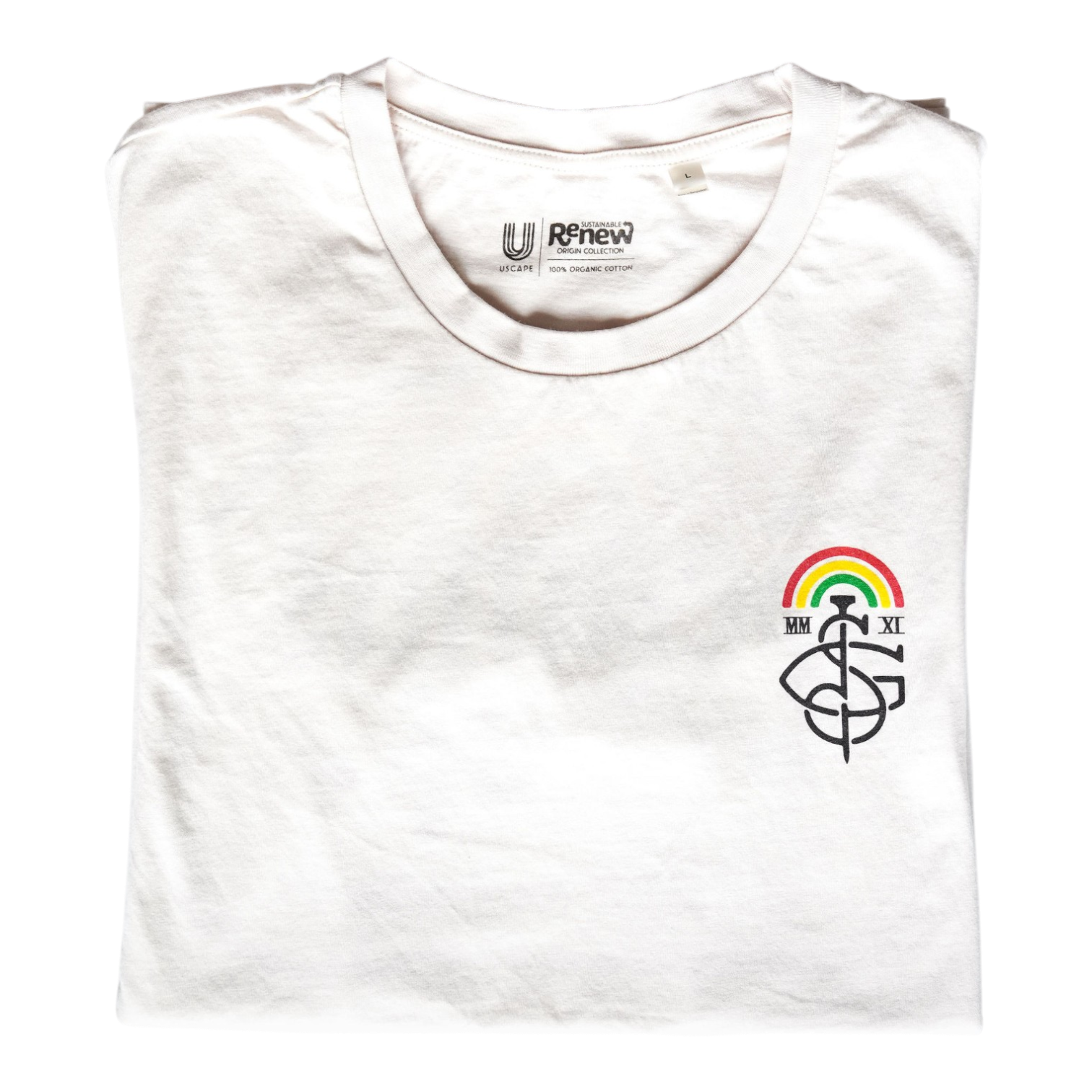 Seamus Golf Chasing Rainbows t-shirt in natural · view 1 of 4