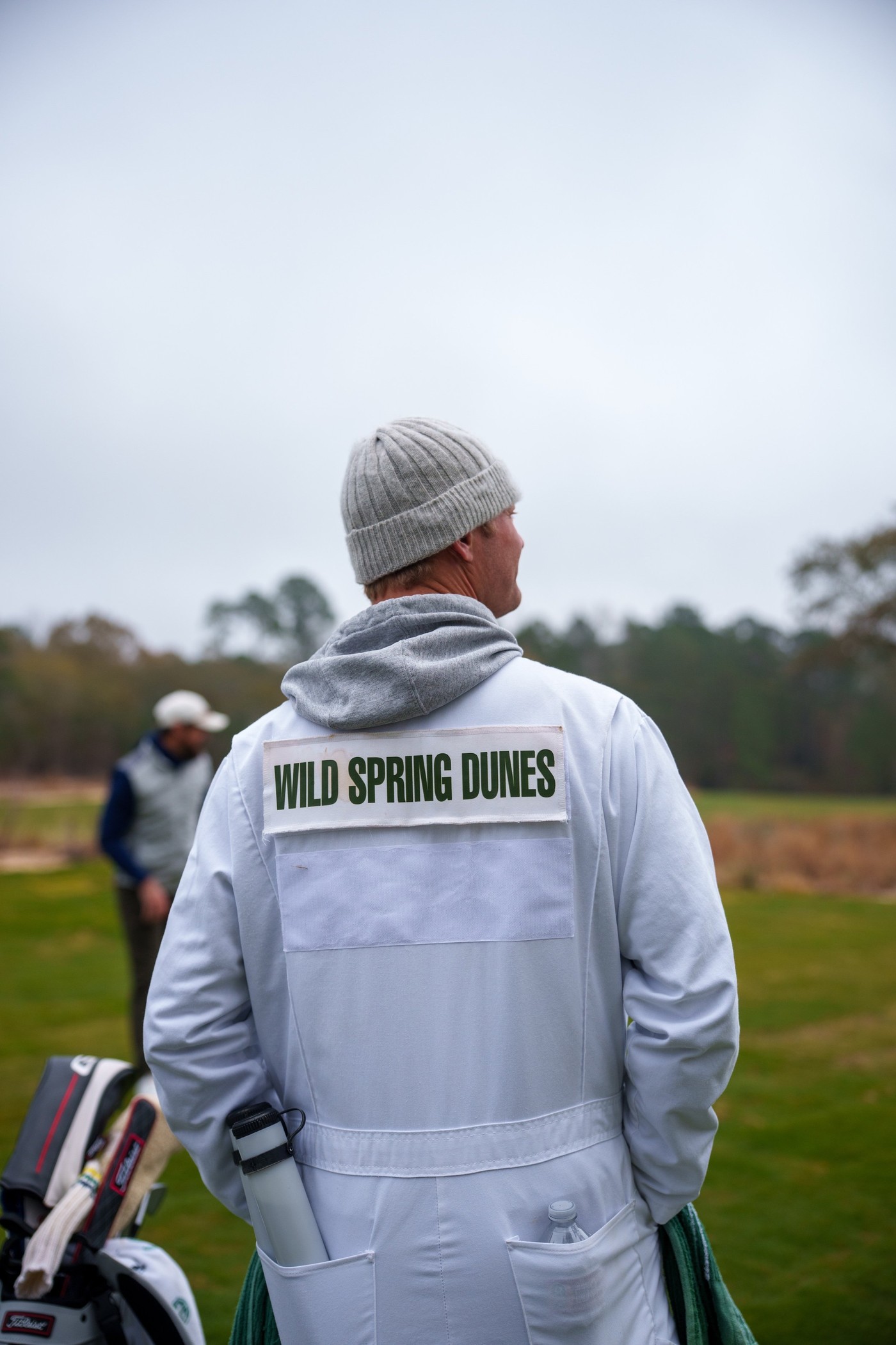 A Wild Spring Dunes caddie on the course