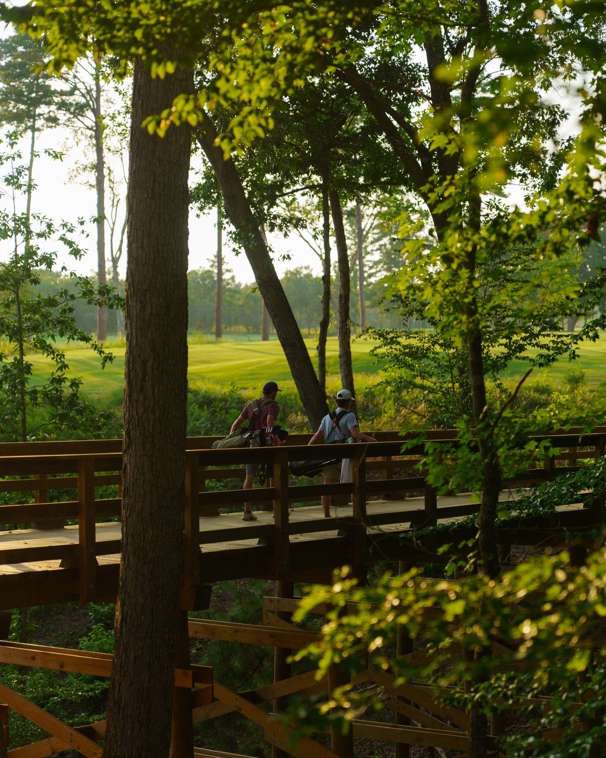 Wild Spring Dunes &mdash; Two players, a boardwalk, and the Piney Woods