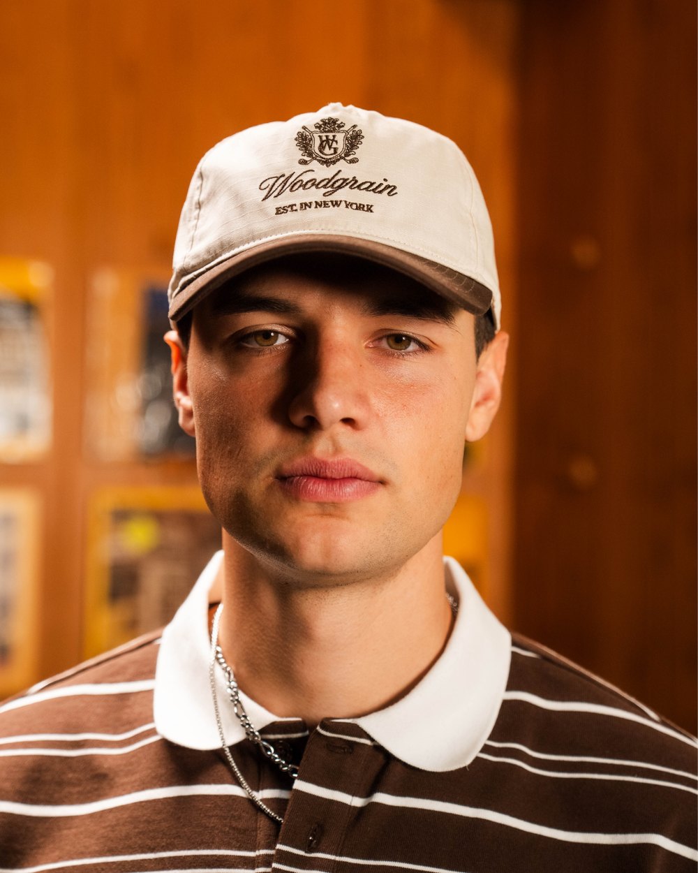 Woodgrain Golf Crest Hat &middot; view 1 of 4