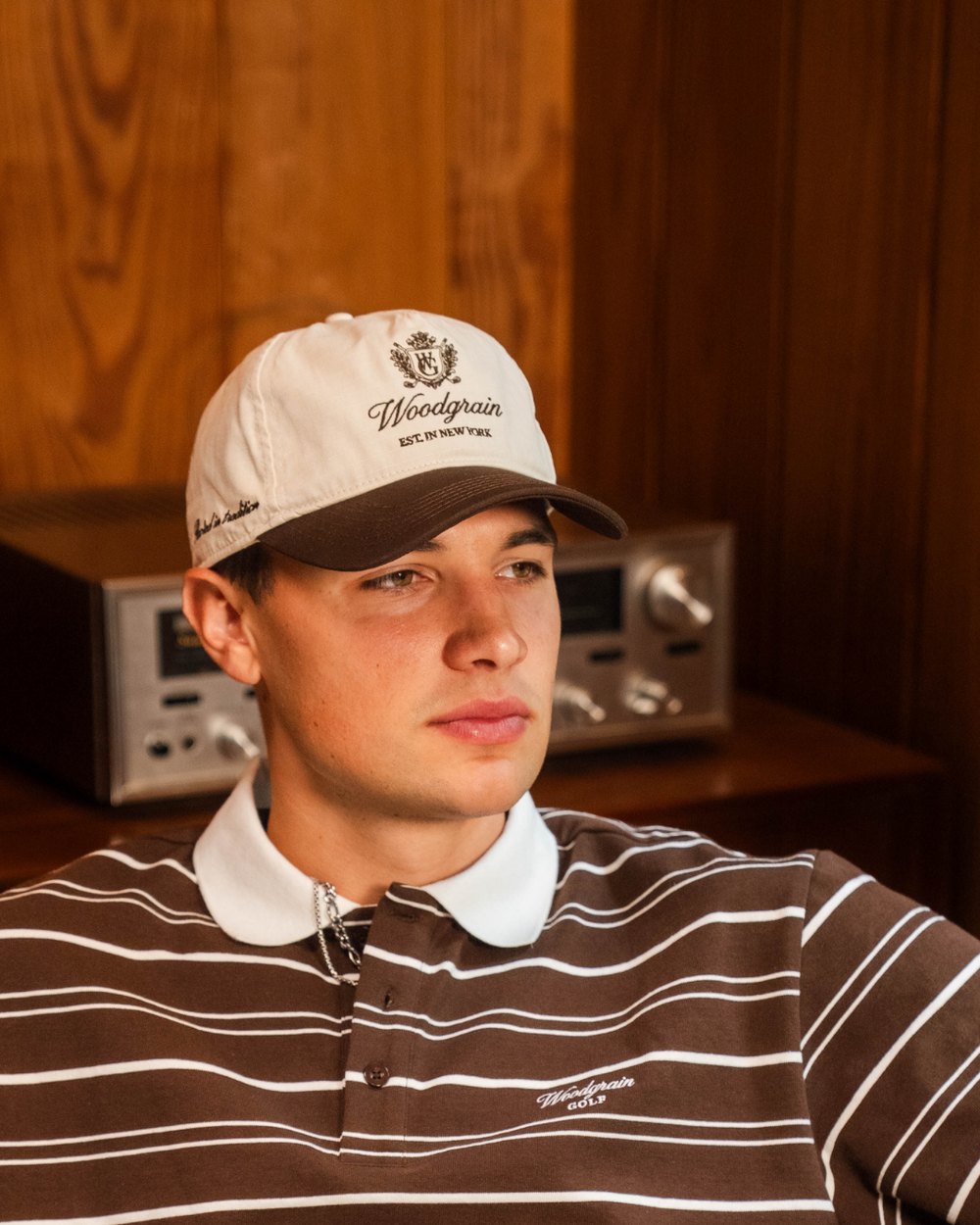 Woodgrain Golf Crest Hat &middot; view 2 of 4