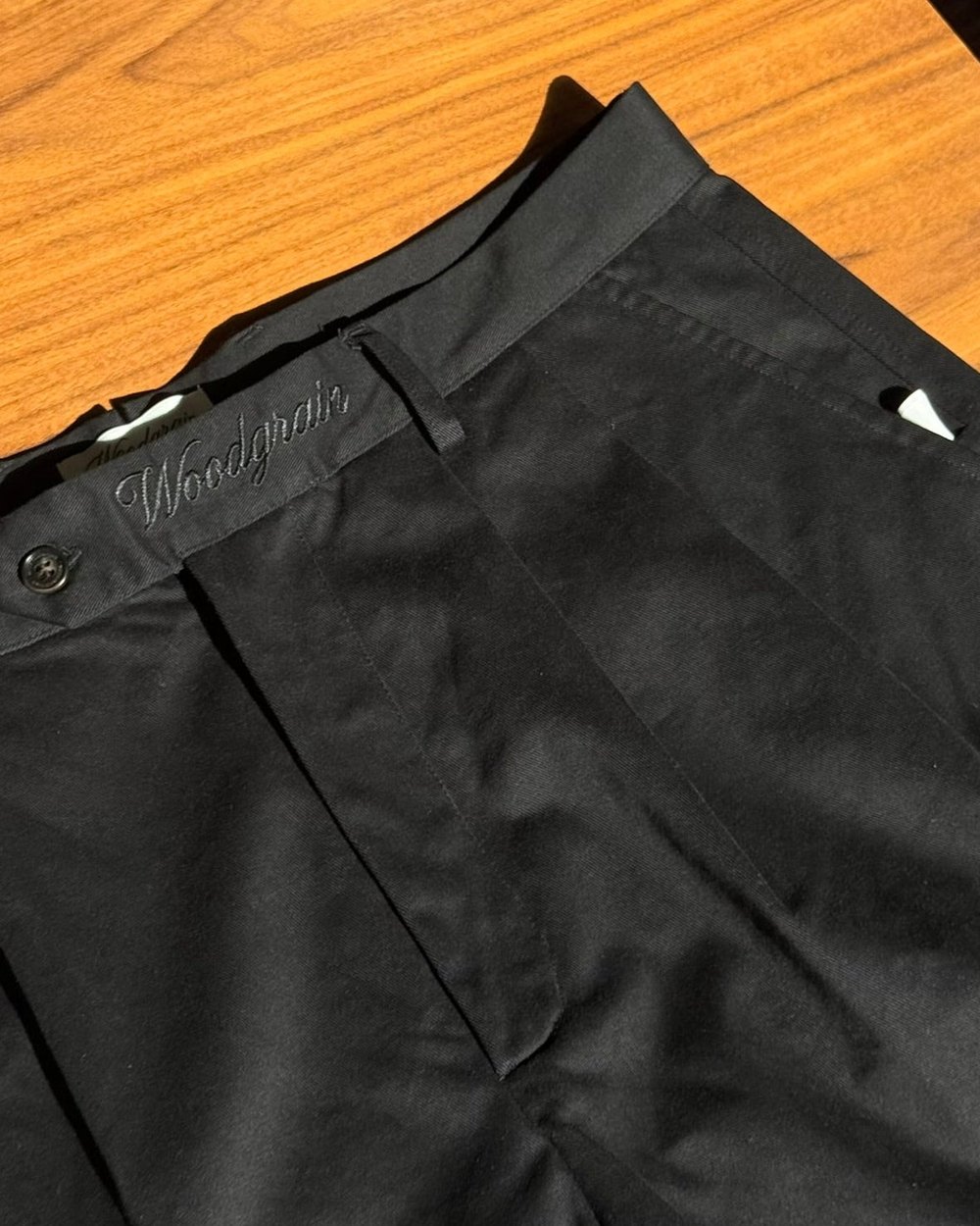 Woodgrain Golf Double Pleated Short, Black &middot; view 3 of 3